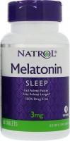 Фото - Амінокислоти Natrol Melatonin 3 mg 60 tab 