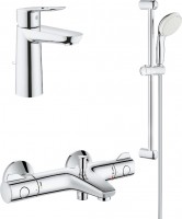 Фото - Набір змішувачів Grohe Grohtherm 800 BauLoop 34550TM 