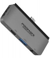 Zdjęcia - Czytnik kart pamięci / hub USB Promate PadHub-Pro 