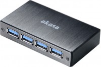 Zdjęcia - Czytnik kart pamięci / hub USB Akasa Connect 4SV 