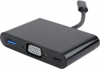 Zdjęcia - Czytnik kart pamięci / hub USB Cablexpert A-CM-VGA3in1-01 