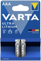 Фото - Акумулятор / батарейка Varta Ultra Lithium  2xAAA