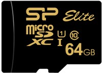 Фото - Карта пам'яті Silicon Power Elite Golden microSD 64 ГБ