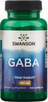 Фото - Амінокислоти Swanson GABA 500 mg 100 cap 