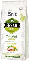Фото - Корм для собак Brit Fresh Duck with Millet Adult Run & Work 12 кг