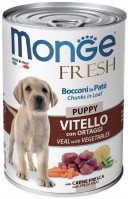 Zdjęcia - Karm dla psów Monge Fresh Canned Puppy Veal/Vegetables 400 g 1 szt.