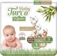 Zdjęcia - Pielucha Baby Turco Diapers Newborn / 40 pcs 