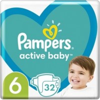 Zdjęcia - Pielucha Pampers Active Baby 6 / 32 pcs 