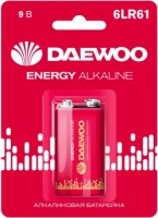 Фото - Акумулятор / батарейка Daewoo Energy Alkaline 1xKrona 