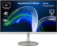 Фото - Монітор Acer CB282Ksmiiprx 28 "  сріблястий