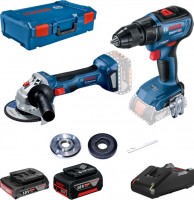 Набір електроінструменту Bosch GSR 18V-50 + GWS 180-LI 2Ah, 5Ah Professional 0615990M47 