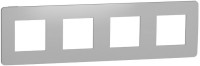Рамка для розетки / вимикача Schneider New Unica Studio Metal NU280855 