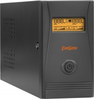 Zdjęcia - Zasilacz awaryjny (UPS) ExeGate Power Smart ULB-650 LCD AVR EURO EP285568RUS 650 VA