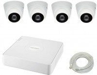 Фото - Комплект відеоспостереження Hikvision IP-4D 4MP KIT 