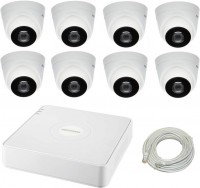 Фото - Комплект відеоспостереження Hikvision IP-8D 4MP KIT 