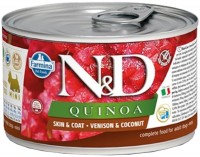 Корм для собак Farmina Quinoa Canned Adult Mini Venison 0.14 kg 