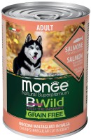 Zdjęcia - Karm dla psów Monge BWild GF Canned Adult All Breed Salmon 400 g 1 szt.