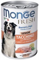 Karm dla psów Monge Fresh Canned Senior Turkey/Vegetables 0.4 kg 