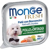 Karm dla psów Monge Fresh Pate Chicken/Vegetables 100 g 