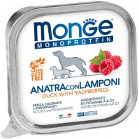 Karm dla psów Monge Monoprotein Fruits Pate Duck/Raspberry 0.15 kg 