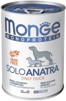 Корм для собак Monge Monoprotein Solo Duck 400 g 