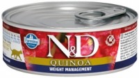 Karma dla kotów Farmina Quinoa Canned Weight Management 80 g 