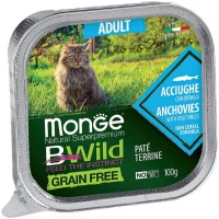 Корм для кішок Monge Bwild Grain Free Pate Acciughe 100 g 