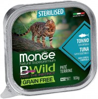 Karma dla kotów Monge Bwild Grain Free Pate Tonno 100 g 