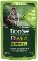 Karma dla kotów Monge Bwild Grain Free Bocconcini Cinghiale 85 g 
