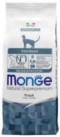 Корм для кішок Monge Speciality Line Monoprotein Sterilised Trout  10 kg