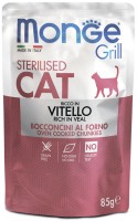 Zdjęcia - Karma dla kotów Monge Grill Vitello Sterilised 85 g 