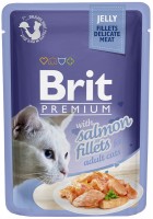 Фото - Корм для кішок Brit Premium Pouch Salmon Fillets 85 g 