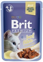 Фото - Корм для кішок Brit Premium Beef Jelly Pouch 85 g 