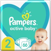 Фото - Підгузки Pampers Active Baby 2 / 66 pcs 