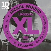 Струни DAddario XL Nickel Wound 9-42 (10-Pack) 