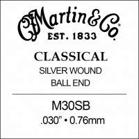 Фото - Струни Martin Classical Silver Wound Single 30 