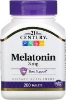 Фото - Амінокислоти 21st Century Melatonin 3 mg 90 tab 