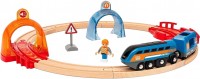 Автотрек / залізниця BRIO Action Tunnel Circle Set 33974 