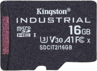 Karta pamięci Kingston Industrial microSD + SD-adapter 16 GB