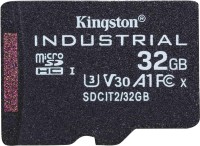 Карта пам'яті Kingston Industrial microSD + SD-adapter 32 ГБ