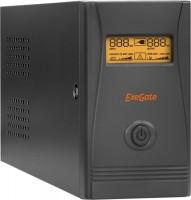 Zdjęcia - Zasilacz awaryjny (UPS) ExeGate Power Smart ULB-800 LCD AVR C13 RJ USB EP285562RUS 800 VA