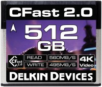 Фото - Карта пам'яті Delkin Devices Premium CFast 2.0 560 512 ГБ