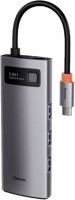 Кардридер / USB-хаб BASEUS Metal Gleam Series 5-in-1 Multifunctional Type-C Hub 
