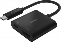 Zdjęcia - Czytnik kart pamięci / hub USB Belkin USB-C to HDMI + Charge Adapter 