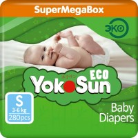 Zdjęcia - Pielucha Yokosun Eco Diapers S / 280 pcs 