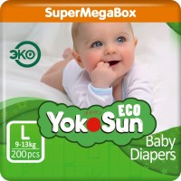 Zdjęcia - Pielucha Yokosun Eco Diapers L / 200 pcs 