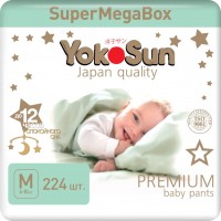 Фото - Підгузки Yokosun Premium Pants M / 224 pcs 