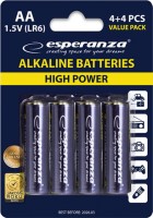 Акумулятор / батарейка Esperanza High Power  8xAA