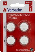 Акумулятор / батарейка Verbatim Premium  4xCR2025