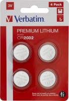 Акумулятор / батарейка Verbatim Premium  4xCR2032